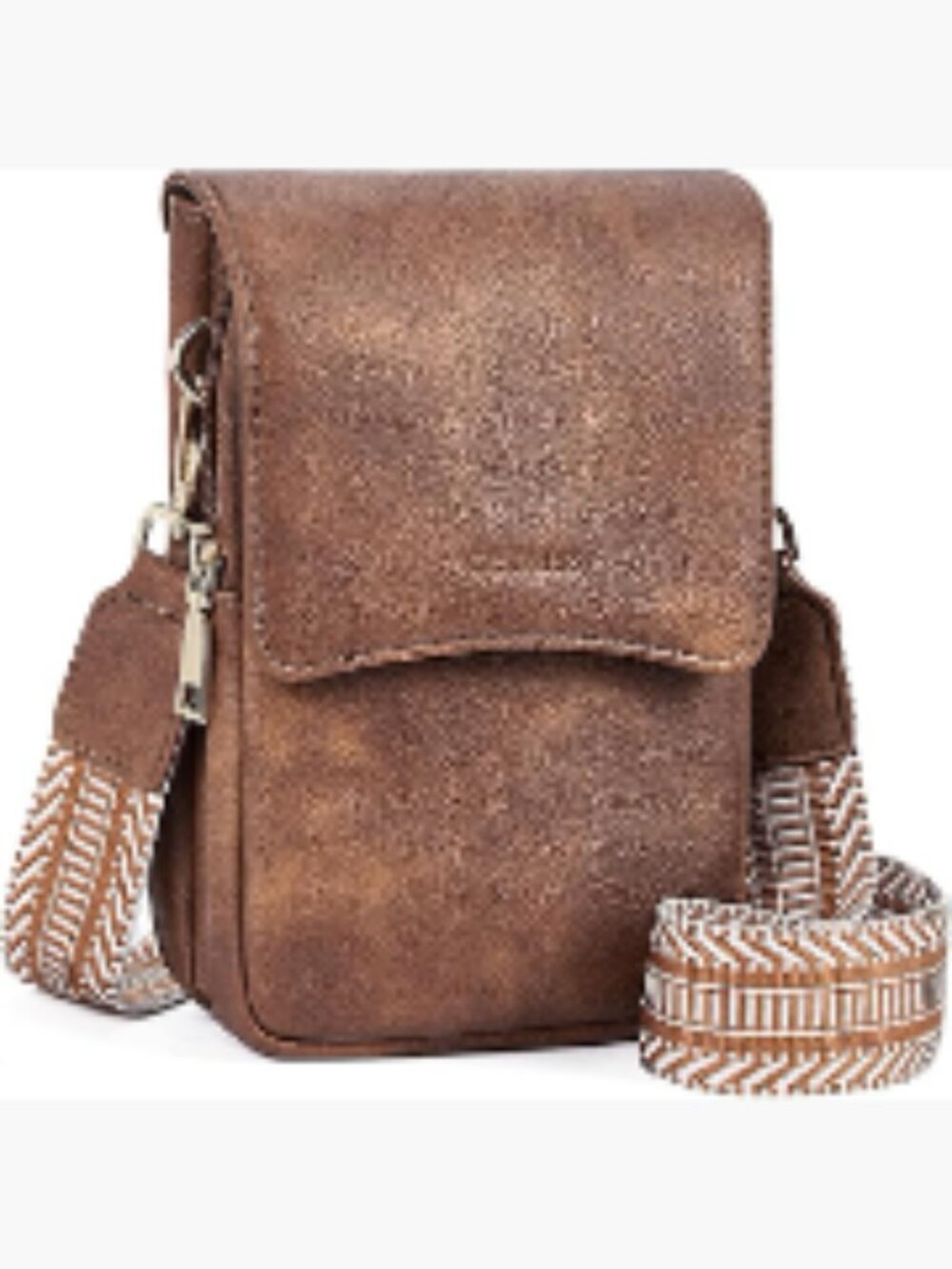 Small Crossbody Bag for Women Leather Travel Wallet Shoulder Handbag with Card